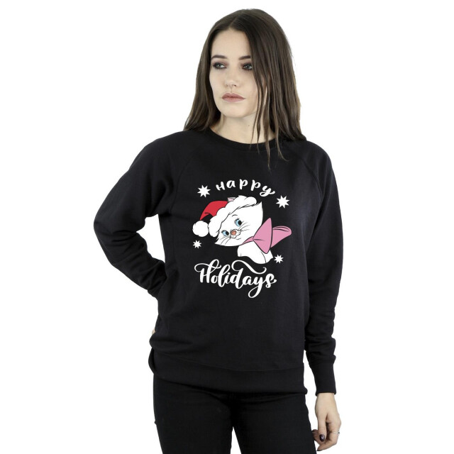 Li-cense Disney dames the aristocats happy holidays sweatshirt UTBI6988_black large