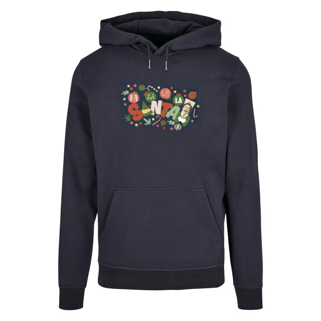 Li-cense Elf dames santa fa la la hoodie UTBI6869_navyblue large