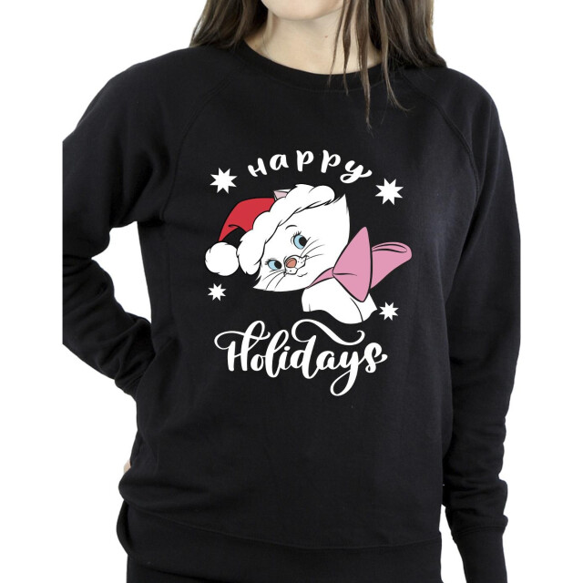 Li-cense Disney dames the aristocats happy holidays sweatshirt UTBI6988_black large