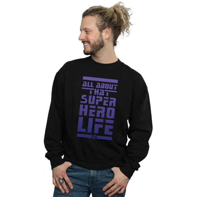 Li-cense Marvel heren avengers endgame superhero life sweatshirt UTBI6826_black large