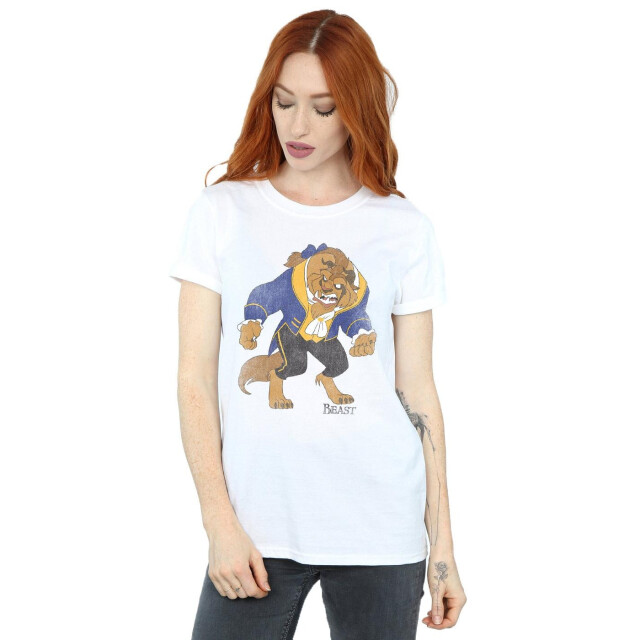 Li-cense Beauty and the beast dames klassiek katoenen vriend t-shirt UTBI552_white large
