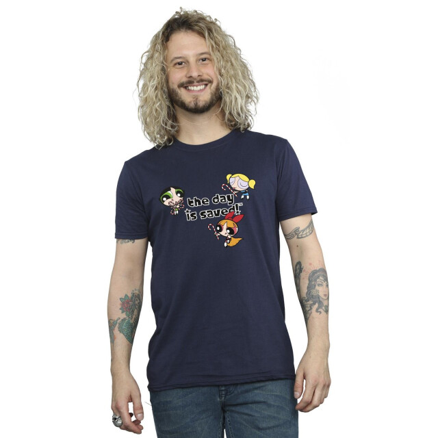 Li-cense The powerpuff girls heren meisjes de dag is gered t-shirt UTBI52495_navyblue large