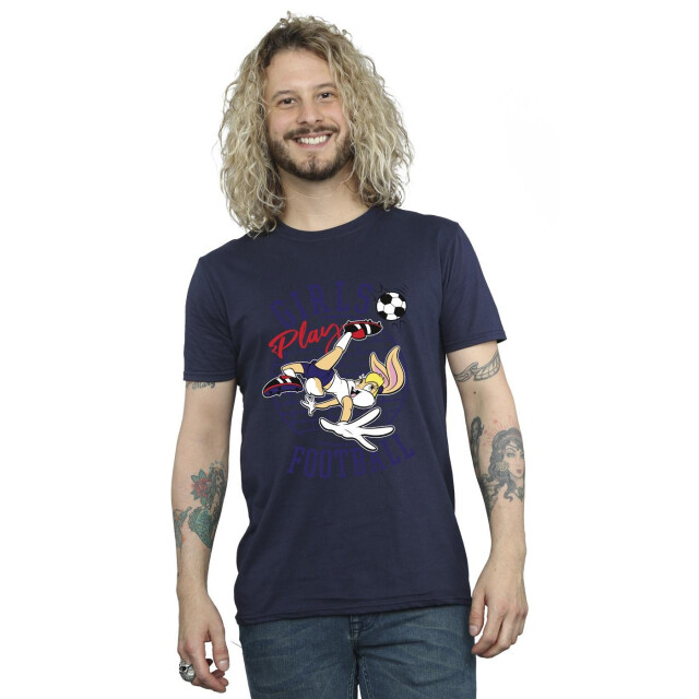 Li-cense Looney tunes heren lola bunny meisjes voetbal t-shirt UTBI52488_navyblue large