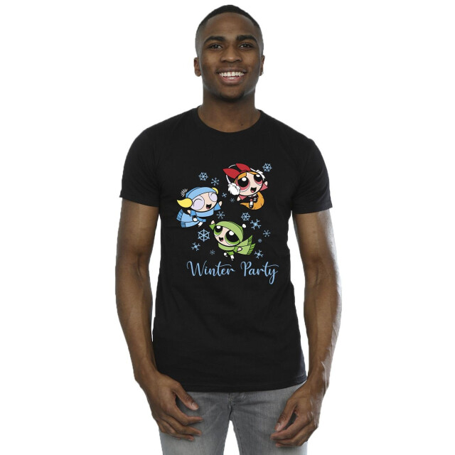 Li-cense The powerpuff girls heren meisjes winter party t-shirt UTBI52491_black large