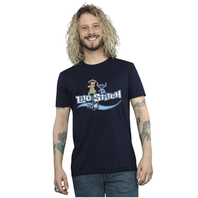 Li-cense Disney heren lilo en stitch tekens t-shirt UTBI52483_navyblue large