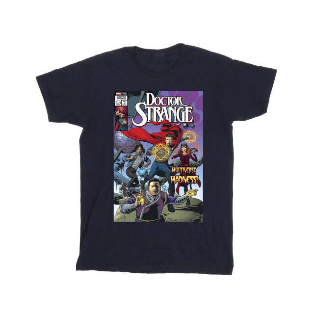 Li-cense Marvel heren doctor strange stripcirkels t-shirt UTBI52473_navyblue large