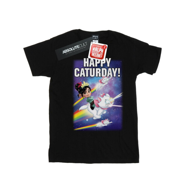 Li-cense Disney heren wreck it ralph happy caturday t-shirt UTBI52310_black large