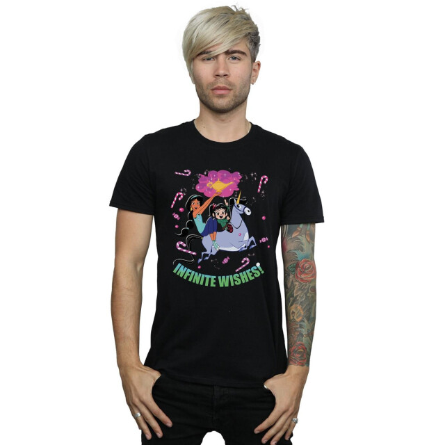 Li-cense Disney heren wreck it ralph jasmine en vanellope t-shirt UTBI52311_black large