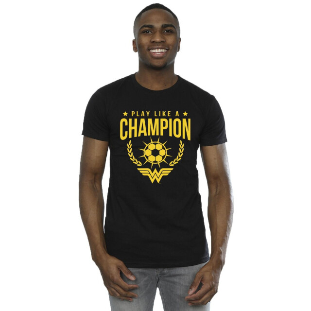 Li-cense Dc comics heren wonder woman play like a champion t-shirt UTBI52322_black large