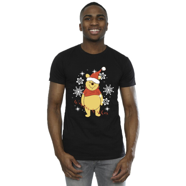 Li-cense Disney heren winnie de poeh winter wensen t-shirt UTBI52293_black large