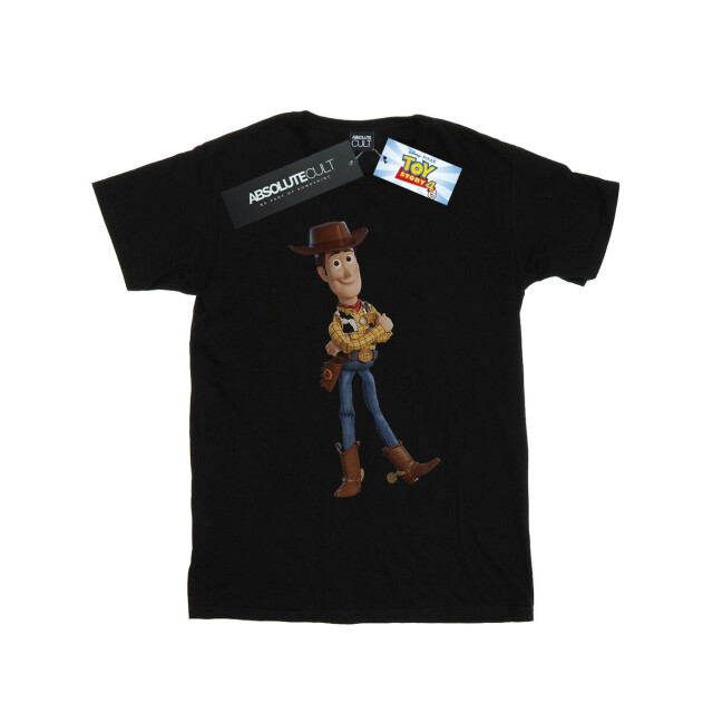 Li-cense Disney meisjes toy story 4 sherrif woody katoenen t-shirt UTBI41643_black large