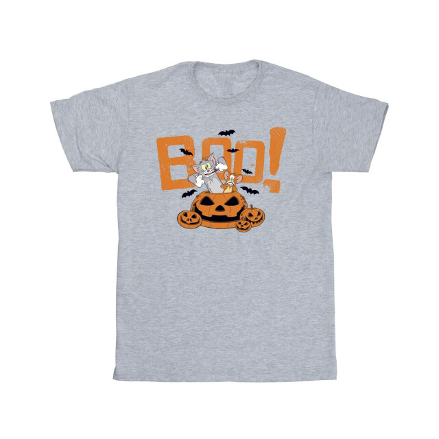 Li-cense Tom & jerry halloween t-shirt voor heren UTBI52131_sportsgrey large