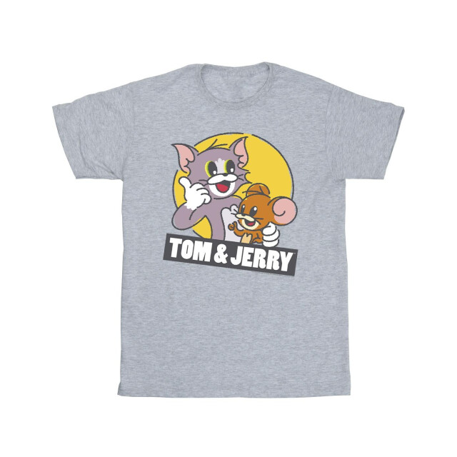 Li-cense Tom and jerry heren schets logo t-shirt UTBI52128_sportsgrey large