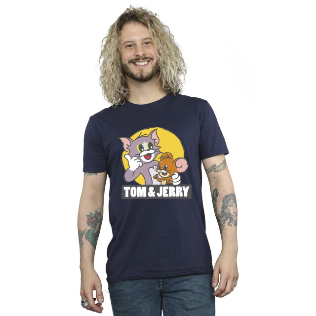 Li-cense Tom and jerry heren schets logo t-shirt UTBI52128_navyblue large