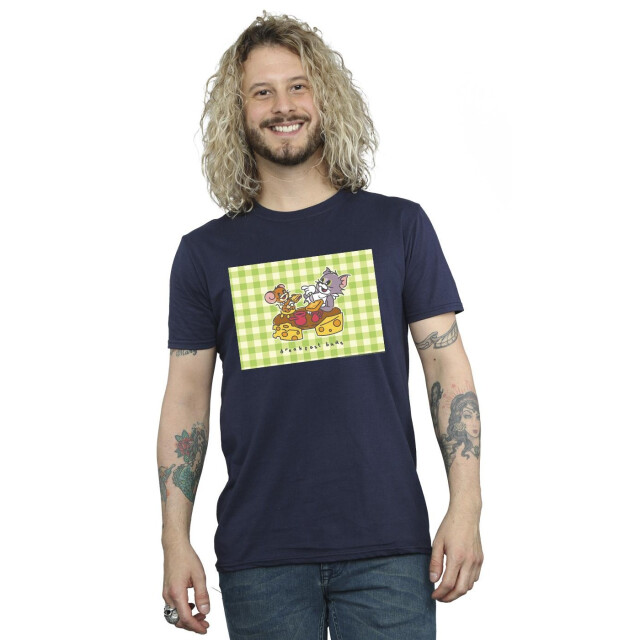 Li-cense Tom and jerry heren ontbijt buds t-shirt UTBI52129_navyblue large