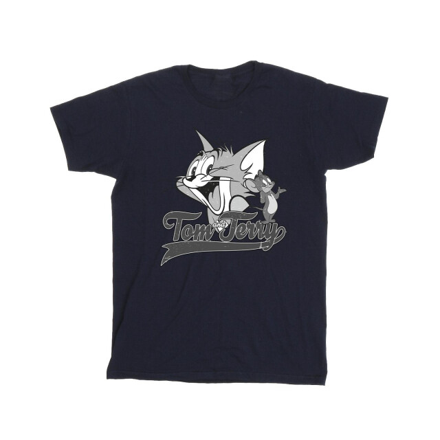 Li-cense Tom and jerry heren grijsgroen vierkant t-shirt UTBI52120_navyblue large