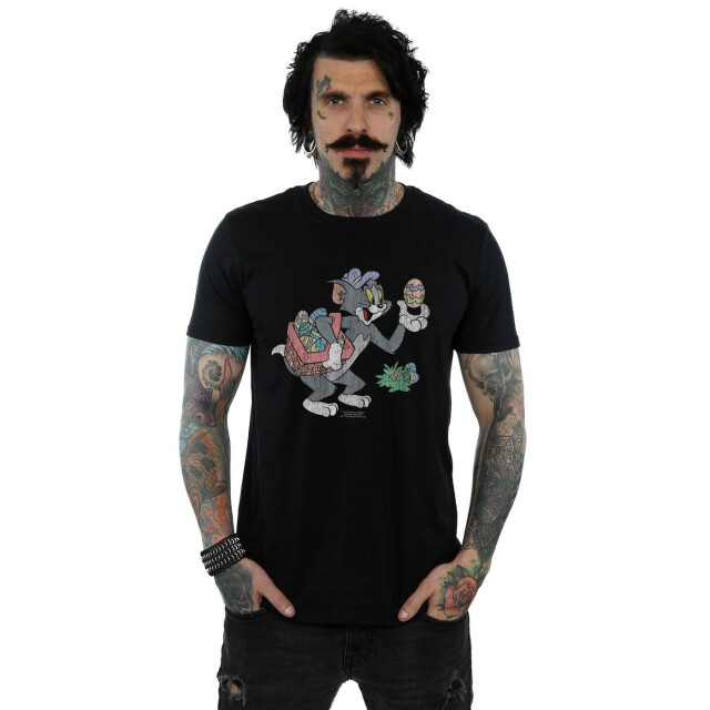 Li-cense Tom and jerry eierenjacht t-shirt heren UTBI52102_black large