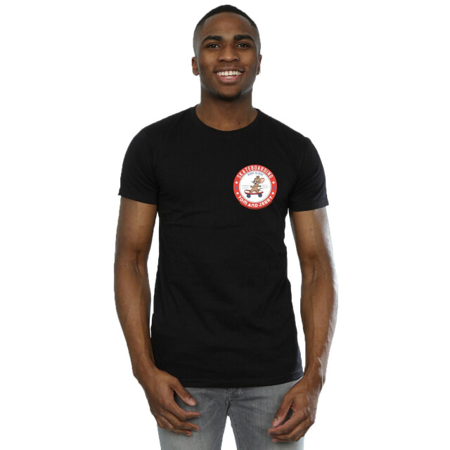 Li-cense Tom and jerry heren ready to ride skate t-shirt UTBI52124_black large