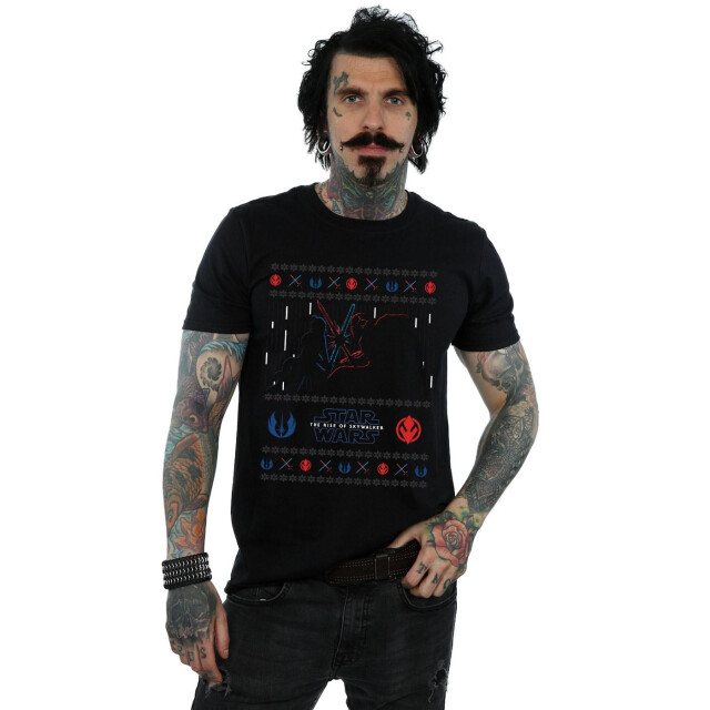 Li-cense Star wars heren the rise of skywalker kerstmis combat t-shirt UTBI52077_black large