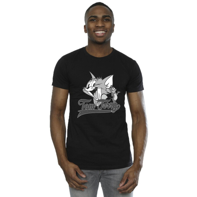 Li-cense Tom and jerry heren grijsgroen vierkant t-shirt UTBI52120_black large