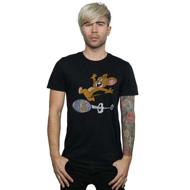 Li-cense Tom and jerry eierloop t-shirt heren UTBI52101_black large