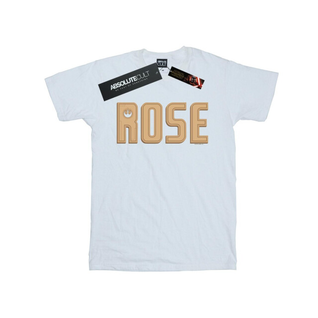 Li-cense Star wars heren the rise of skywalker rose tekst logo t-shirt UTBI52067_black large