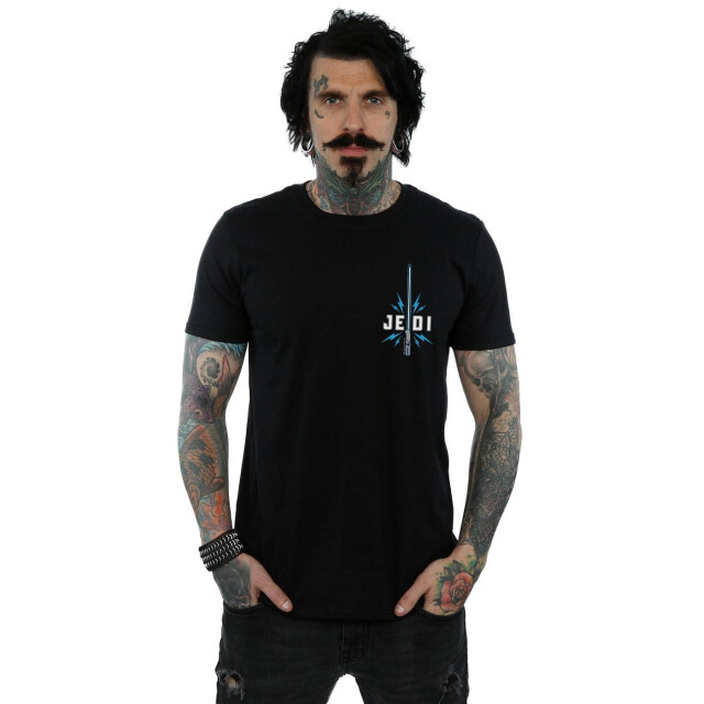 Li-cense Star wars: the rise of skywalker heren star wars the rise of skywalker jedi badge borst t-shirt UTBI52051_black large