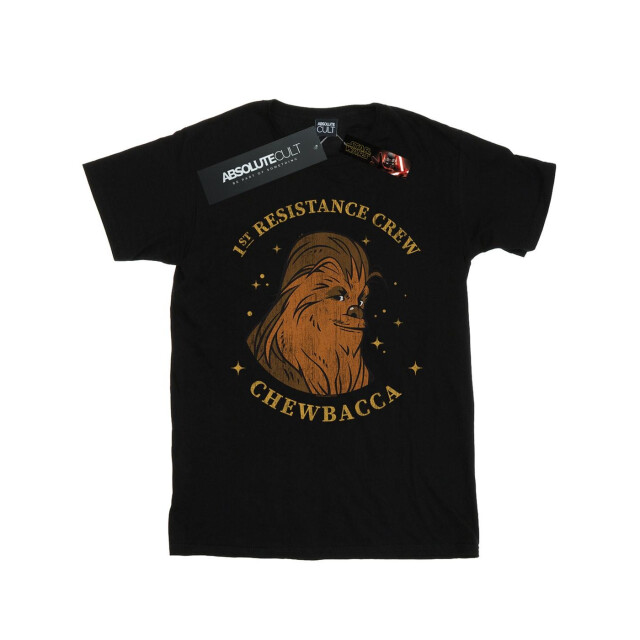 Li-cense Star wars: the rise of skywalker heren star wars the rise of skywalker chewbacca first resistance crew t-shirt UTBI52053_black large