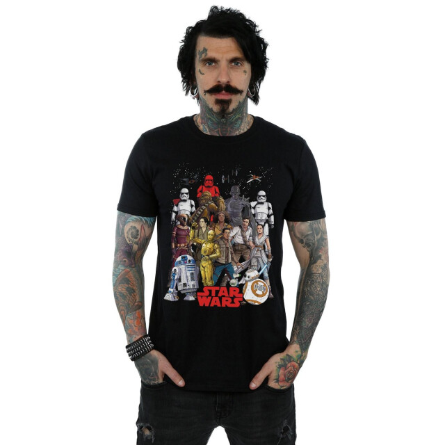Li-cense Star wars heren the rise of skywalker character collage t-shirt UTBI52065_black large