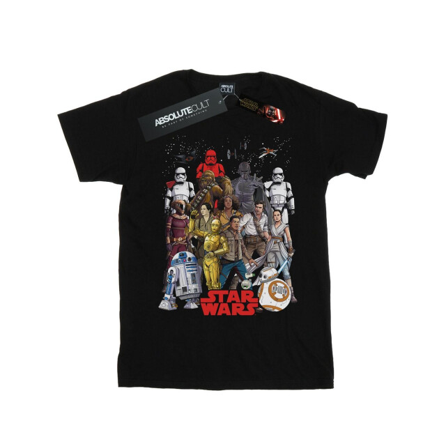 Li-cense Star wars heren the rise of skywalker character collage t-shirt UTBI52065_black large
