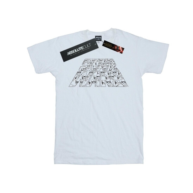 Li-cense Star wars the rise of skywalker dames trooper logo katoenen t-shirt UTBI46148_white large