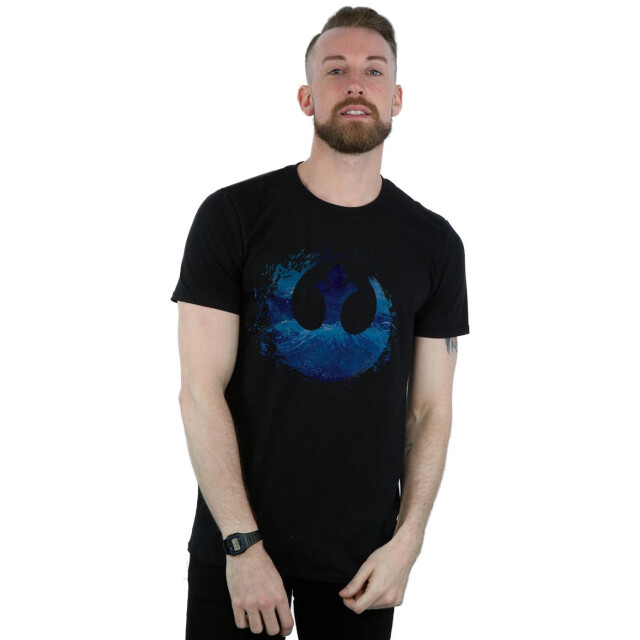 Li-cense Star wars: the rise of skywalker heren star wars the rise of skywalker verzetssymbool wave t-shirt UTBI52048_black large