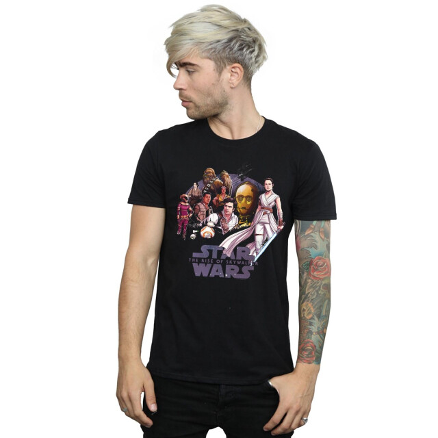 Li-cense Star wars: the rise of skywalker heren star wars the rise of skywalker resistance rendered groep t-shirt UTBI52032_black large