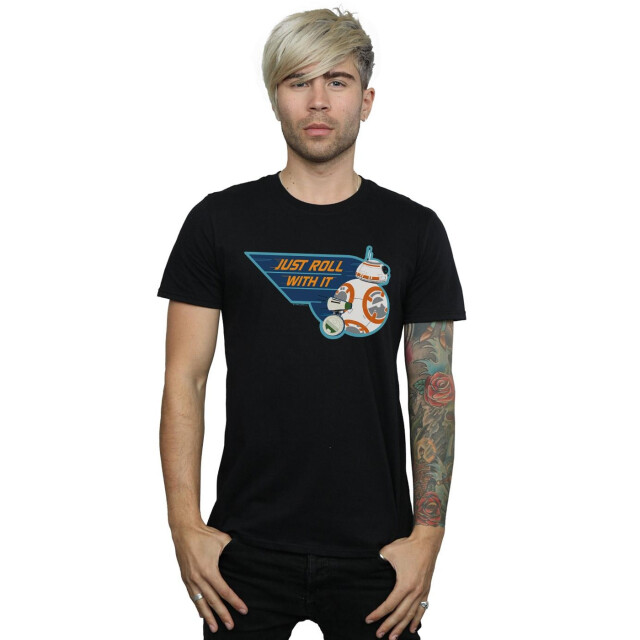 Li-cense Star wars: the rise of skywalker heren d-o & bb-8 rollen er maar mee t-shirt UTBI52055_black large