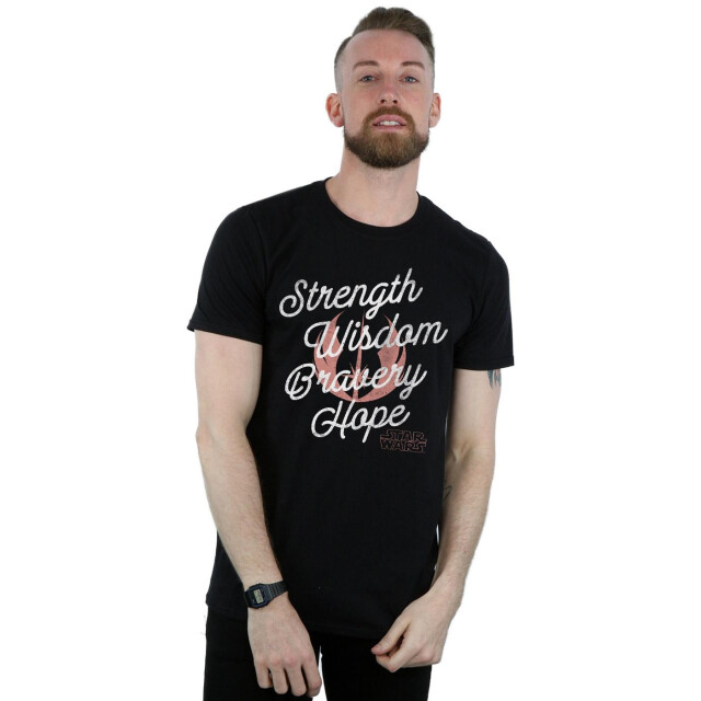 Li-cense Star wars: the rise of skywalker heren star wars the rise of skywalker kracht wijsheid dapperheid hoop t-shirt UTBI52036_black large