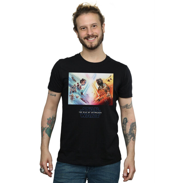 Li-cense Star wars: the rise of skywalker heren star wars the rise of skywalker battle poster t-shirt UTBI52019_black large