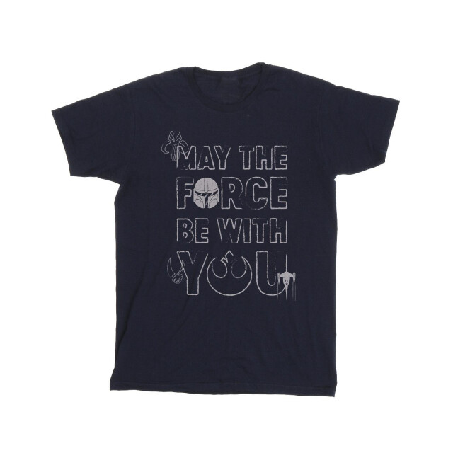 Li-cense Star wars heren the mandalorian mei de kracht mando t-shirt UTBI52010_navyblue large