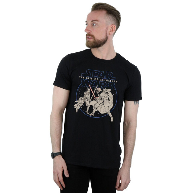 Li-cense Star wars: the rise of skywalker heren star wars de opkomst van skywalker rey en kylo combat t-shirt UTBI52038_black large