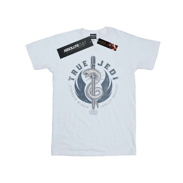 Li-cense Star wars the rise of skywalker dames true jedi blauw katoenen vriendje t-shirt UTBI46106_white large