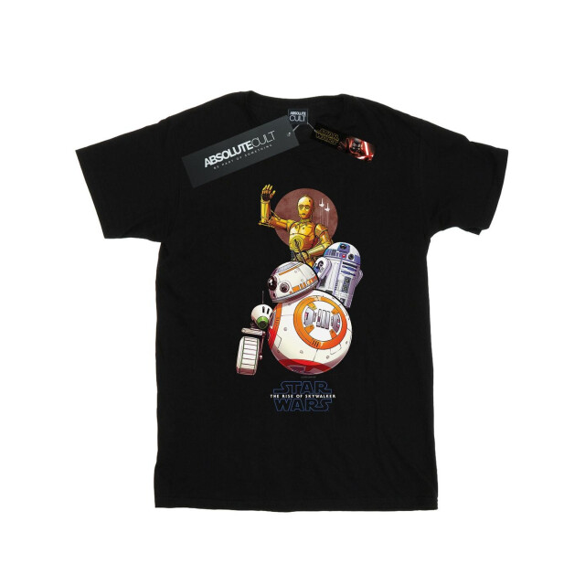 Li-cense Star wars: the rise of skywalker heren star wars the rise of skywalker droids illustratie t-shirt UTBI52031_black large
