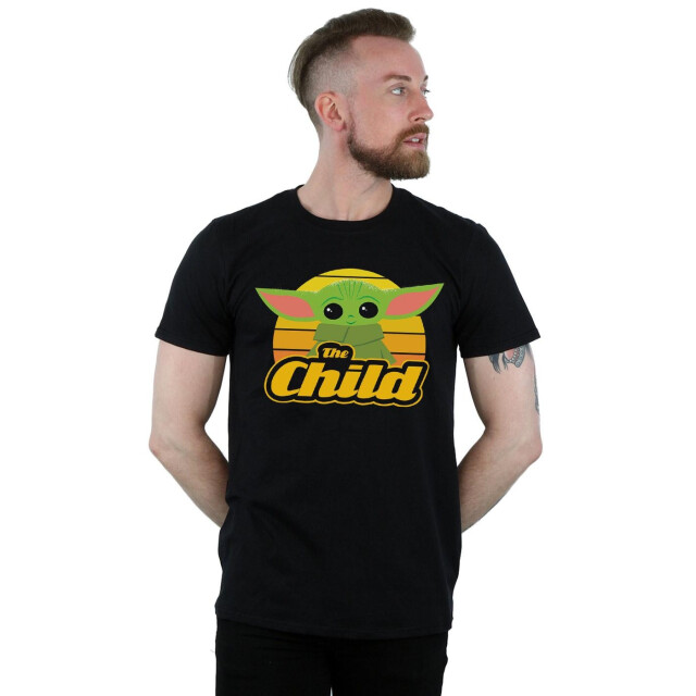 Li-cense Star wars heren the mandalorian het kind retro t-shirt UTBI52002_black large