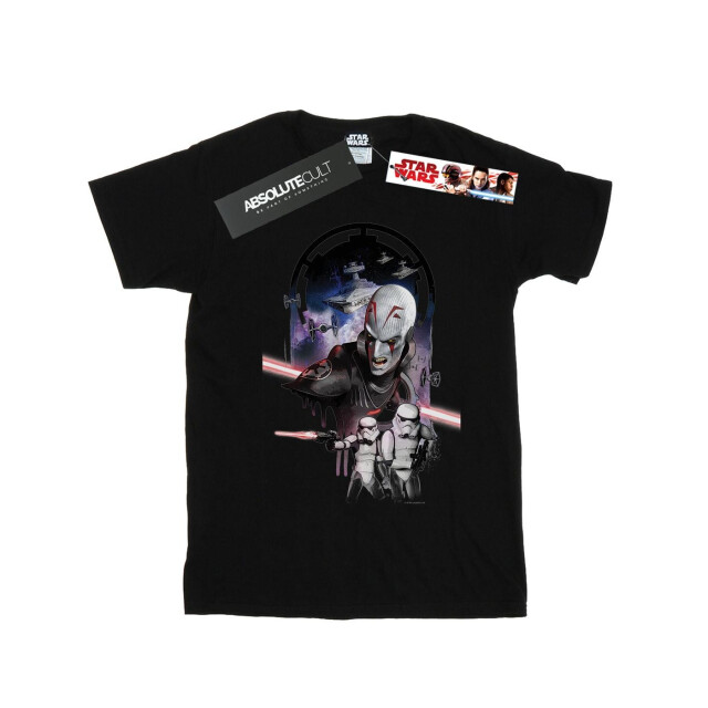 Li-cense Star wars meisjes rebels de groot-inquisiteur katoenen t-shirt UTBI48219_black large