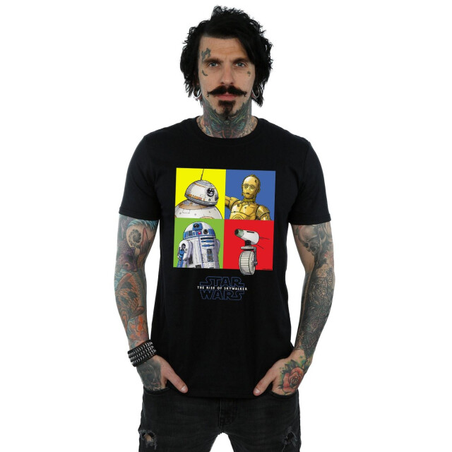Li-cense Star wars: the rise of skywalker heren star wars the rise of skywalker droid squares t-shirt UTBI52022_black large