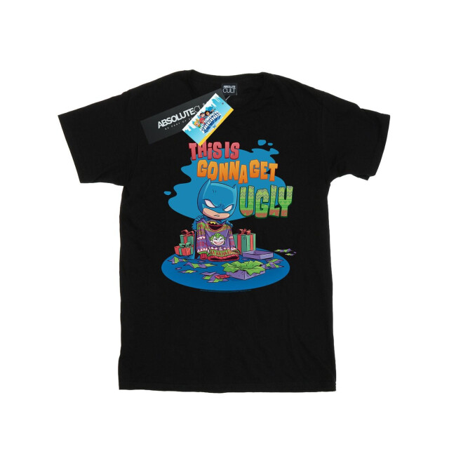 Li-cense Dc comics dames super friends batman joker kersttrui katoenen vriendje t-shirt UTBI51996_black large
