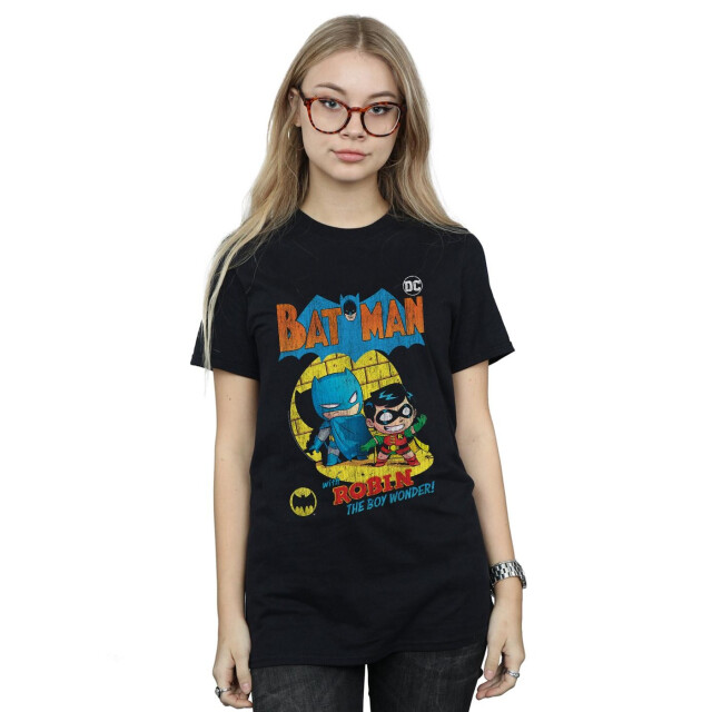 Li-cense Dc comics dames super friends batman the boy wonder katoenen vriendje t-shirt UTBI51998_black large