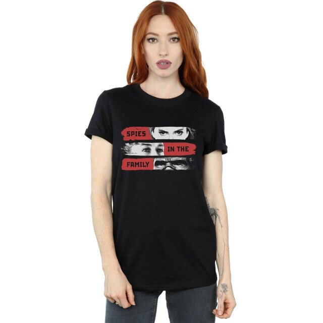 Li-cense Marvel dames black widow movie spies in the family katoenen vriendje t-shirt UTBI51960_black large