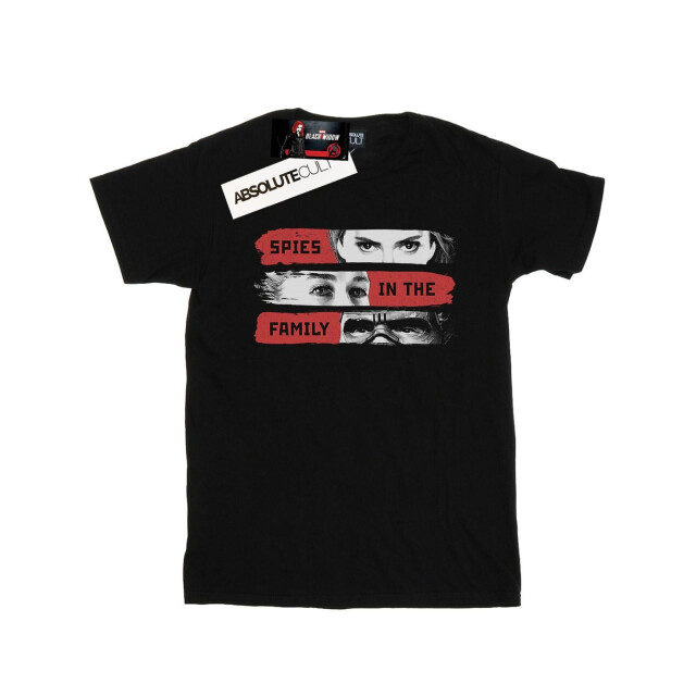 Li-cense Marvel dames black widow movie spies in the family katoenen vriendje t-shirt UTBI51960_black large