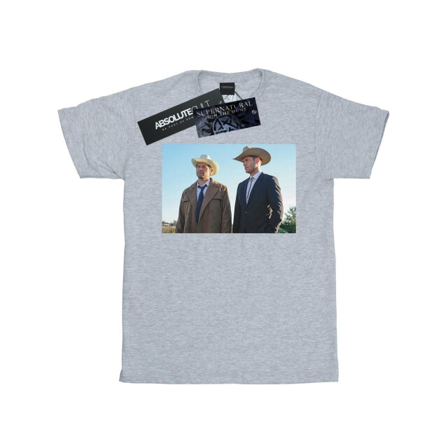 Li-cense Supernatural heren stetson jongens t-shirt UTBI51932_sportsgrey large