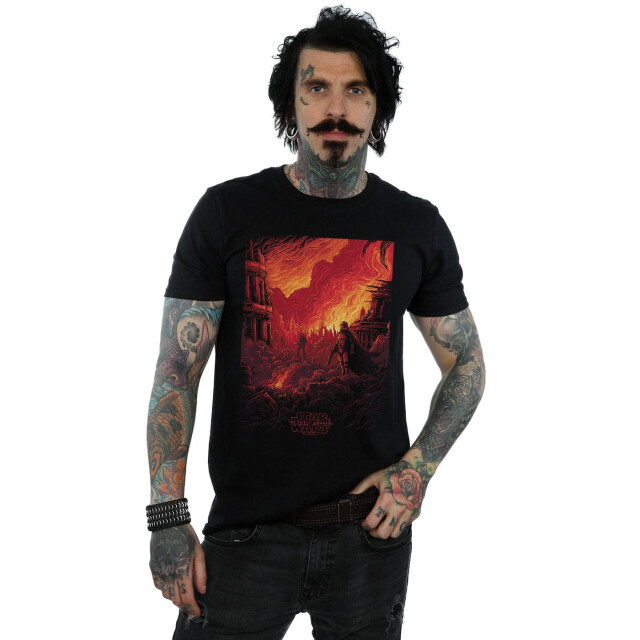 Li-cense Star wars: the force awakens heren phasma art poster t-shirt UTBI51940_black large