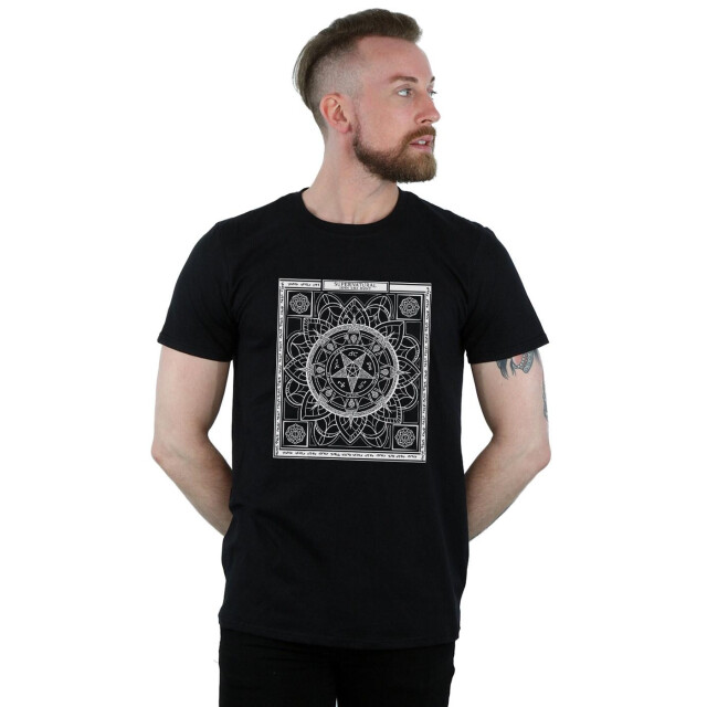 Li-cense Supernatural heren pentagram patroon t-shirt UTBI51921_black large
